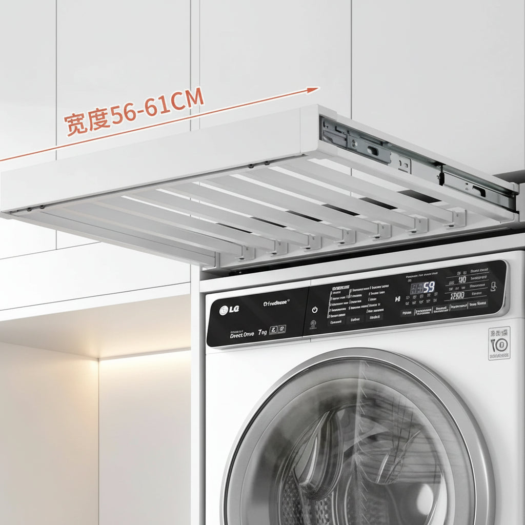 Étendoir à linge extensible armoire intégrée