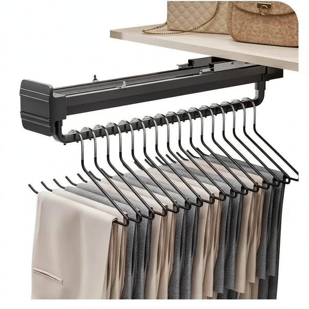 Cintre pour étendoir à linge coulissant pantalon