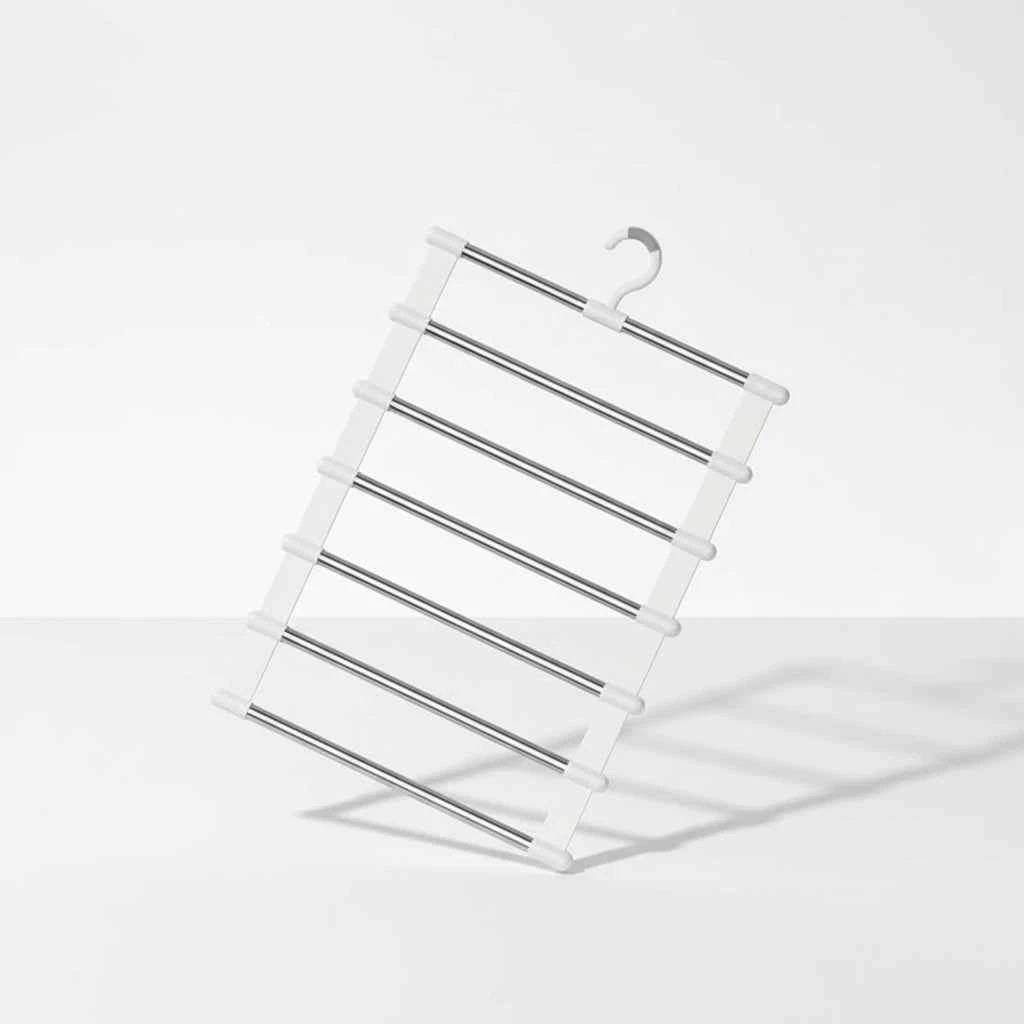 Cintre pour étendoir à linge pliable inox multi-niveaux