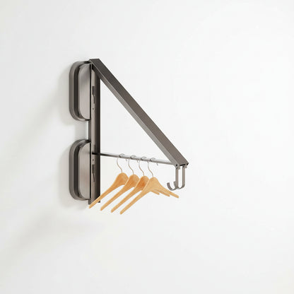 Étendoir à linge mural rétractable acier carbone balcon