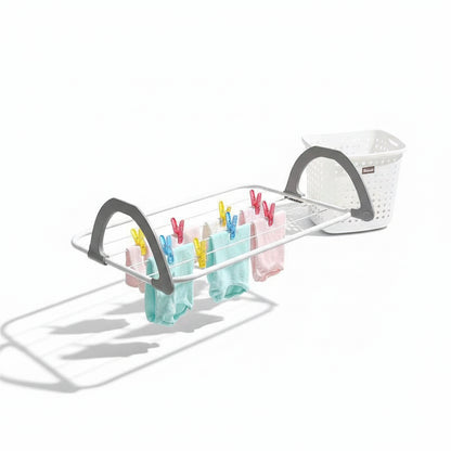 Étendoir à linge pour radiateur pliant en inox