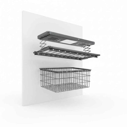 Étendoir à linge plafond électrique avec télécommande
