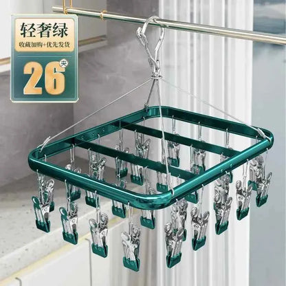 Petit étendoir à linge 36 pinces aluminium