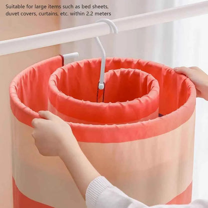 Cintre pour étendoir à linge spirale pliable