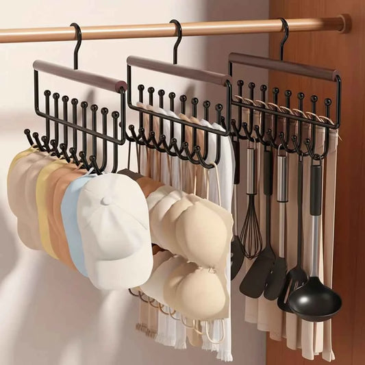 Cintre pour étendoir à linge inox multi crochets