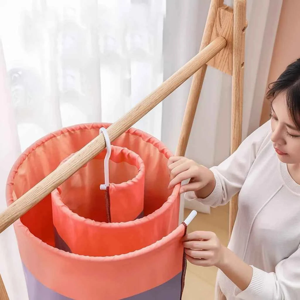 Cintre pour étendoir à linge spirale pliable