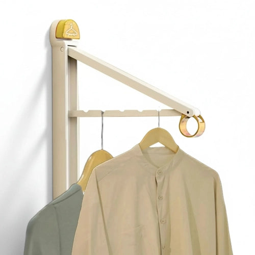 Étendoir à linge mural ventouse pliable