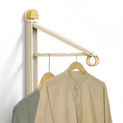 Étendoir à linge mural ventouse pliable