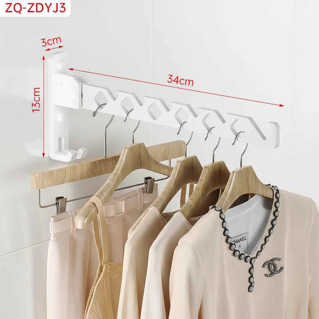 Étendoir à linge mural rabattable aluminium pliable