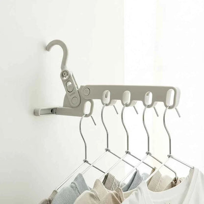 Cintre pour étendoir à linge pliable 5 trous