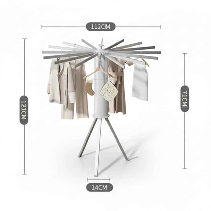 Étendoir à linge tour solide pliable balcon