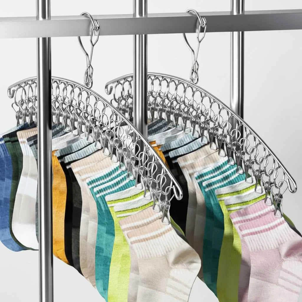 Cintre pour étendoir à linge inox anticorrosion