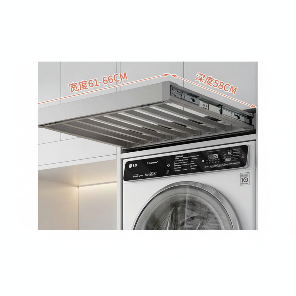 Étendoir à linge extensible armoire intégrée