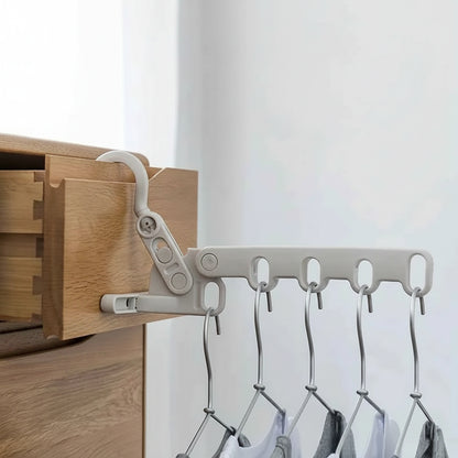 Cintre pour étendoir à linge pliable 5 trous