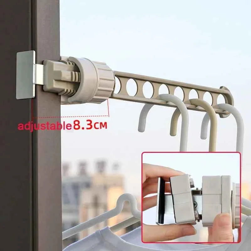 Petit étendoir à linge pour cadre de fenêtre