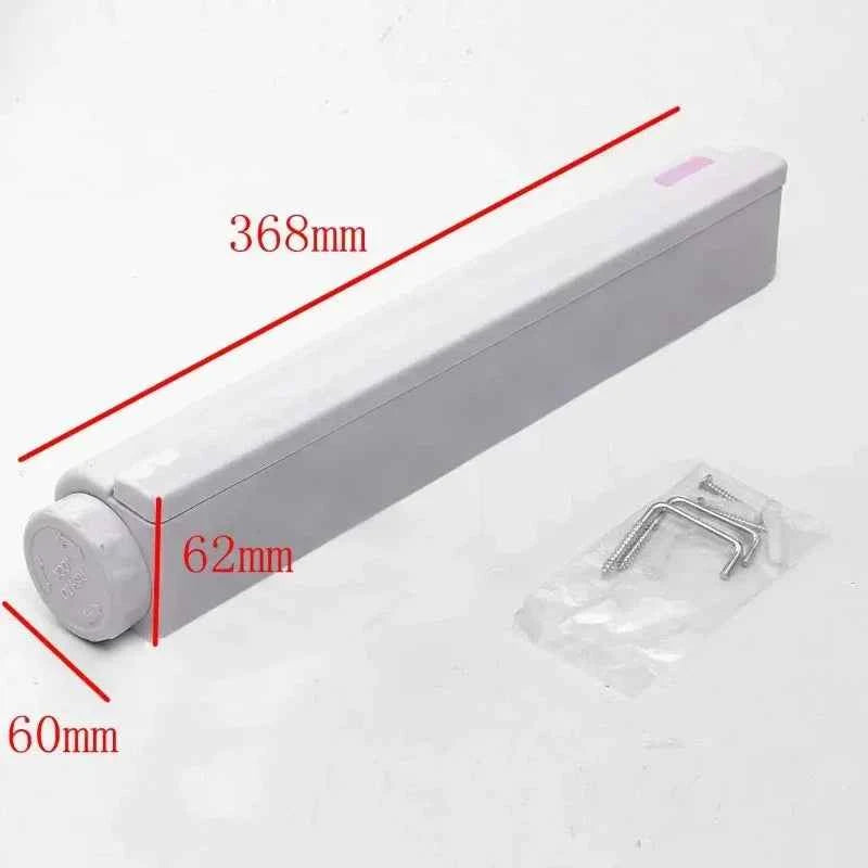 Étendoir à linge mural rétractable 5 fils 3,7 m