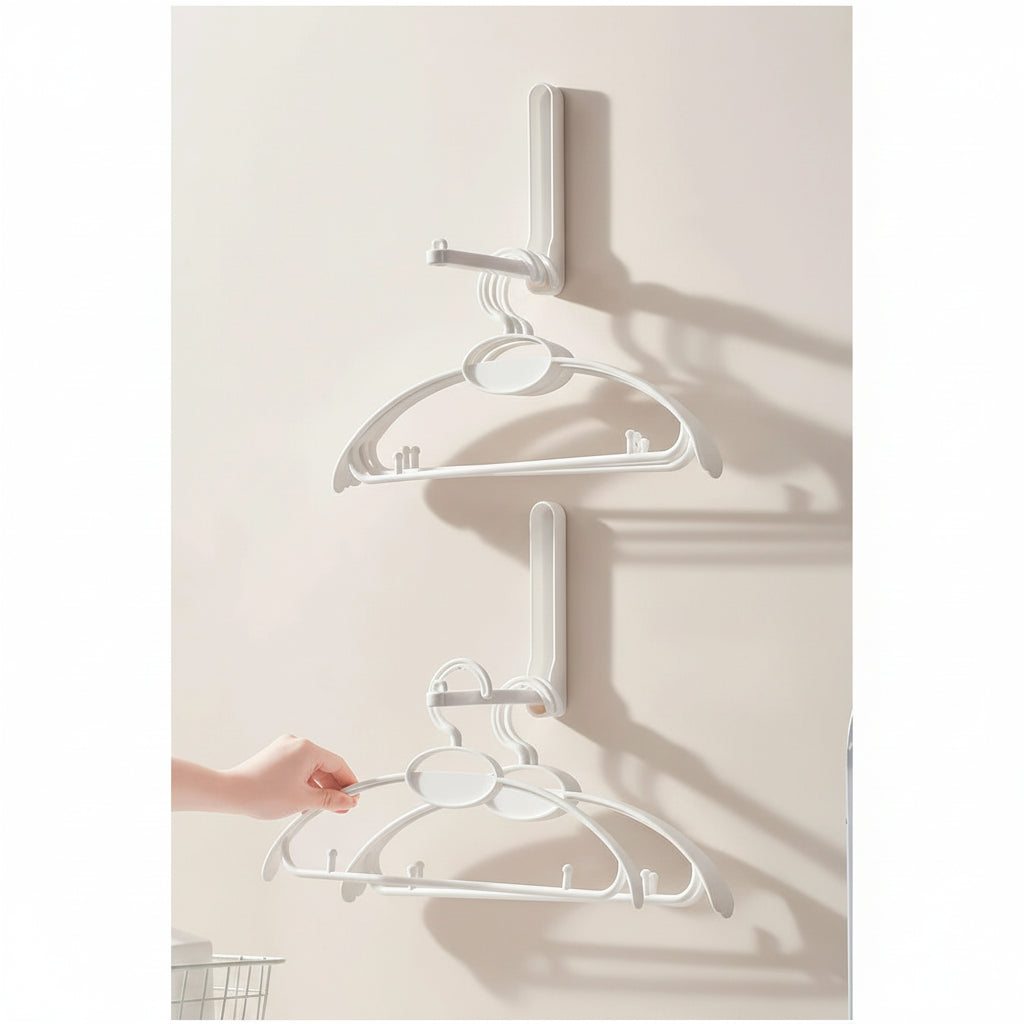 Cintre pour étendoir à linge mural pliable pp