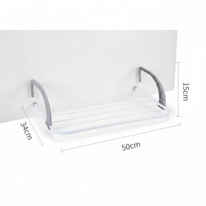 Étendoir à linge pour radiateur pliant en inox