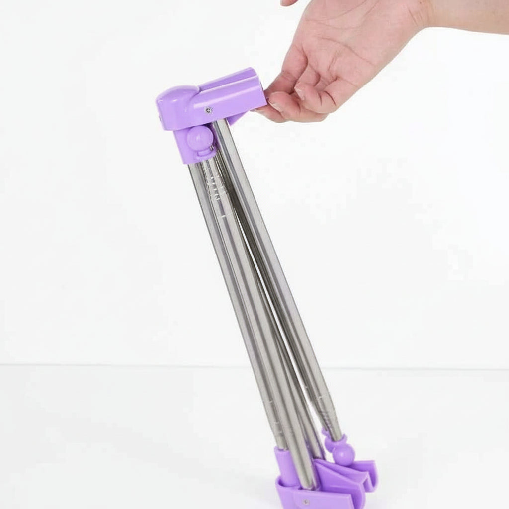 Étendoir à linge pliable inox portable