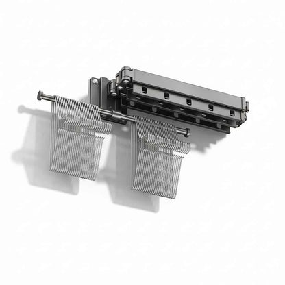 Étendoir à linge mural rabattable aluminium pliable