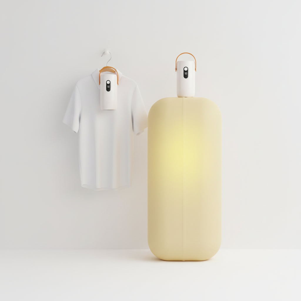 Étendoir à linge chauffant portable pliable