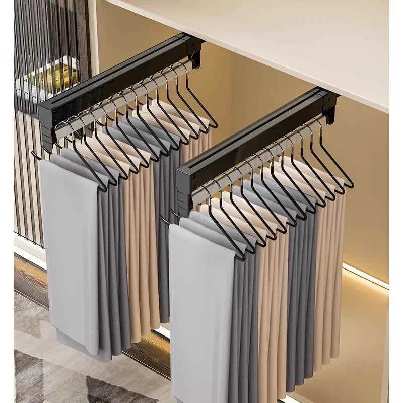 Cintre pour étendoir à linge extensible tiroir