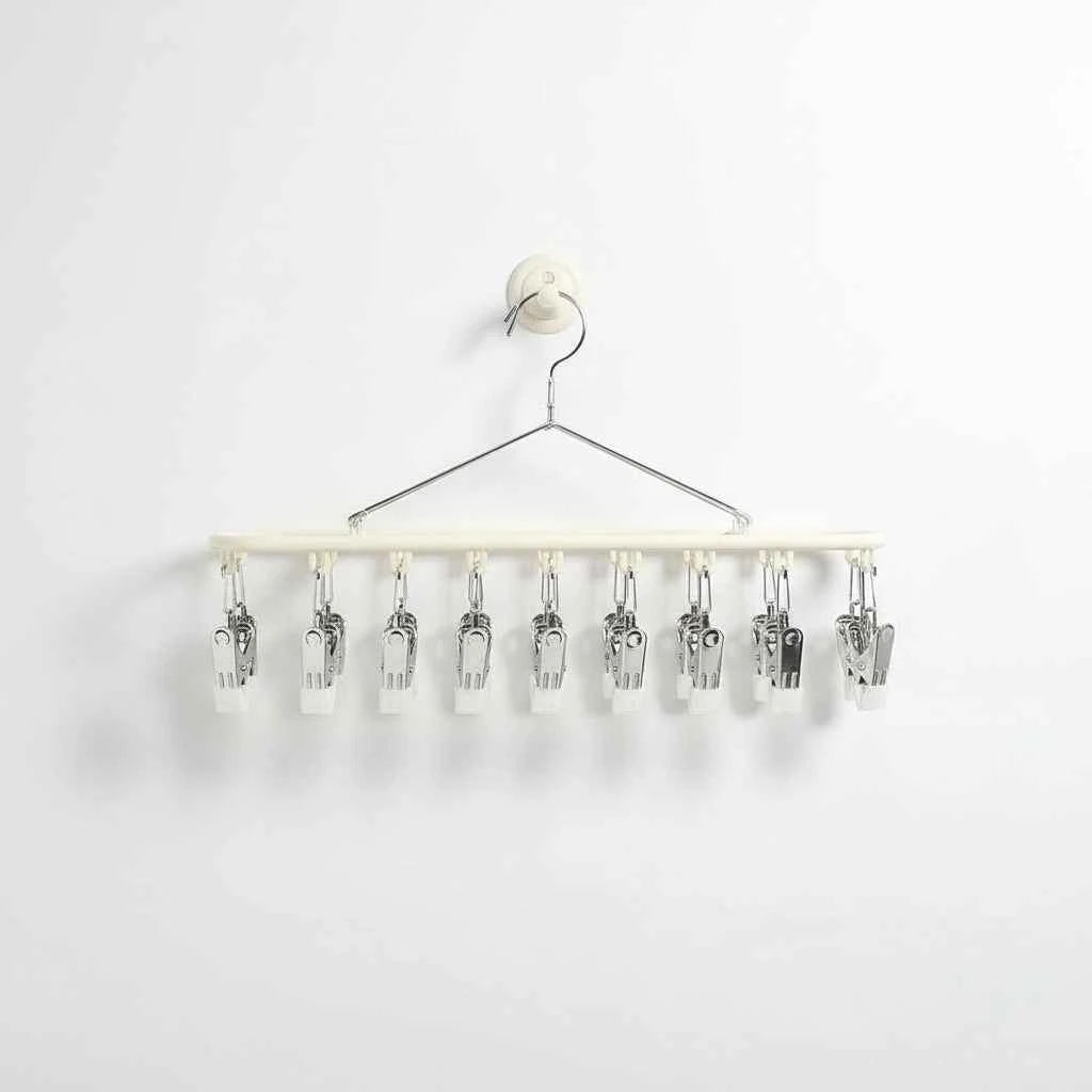 Petit étendoir à linge inox 20 pinces