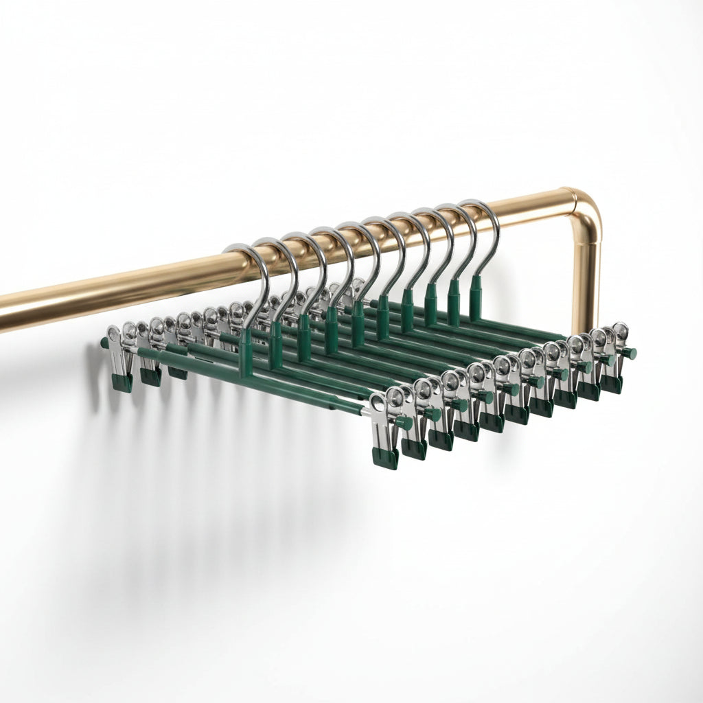 Cintre pour étendoir à linge pour pantalons inox