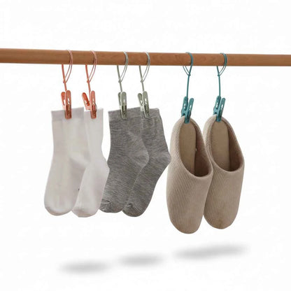 Cintre pour étendoir à linge pinces plastiques