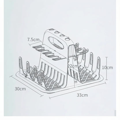 Fil pour étendoir à linge pour biberons pliable