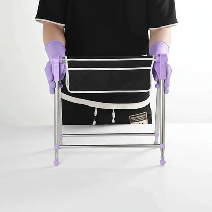 Étendoir à linge pliable inox portable
