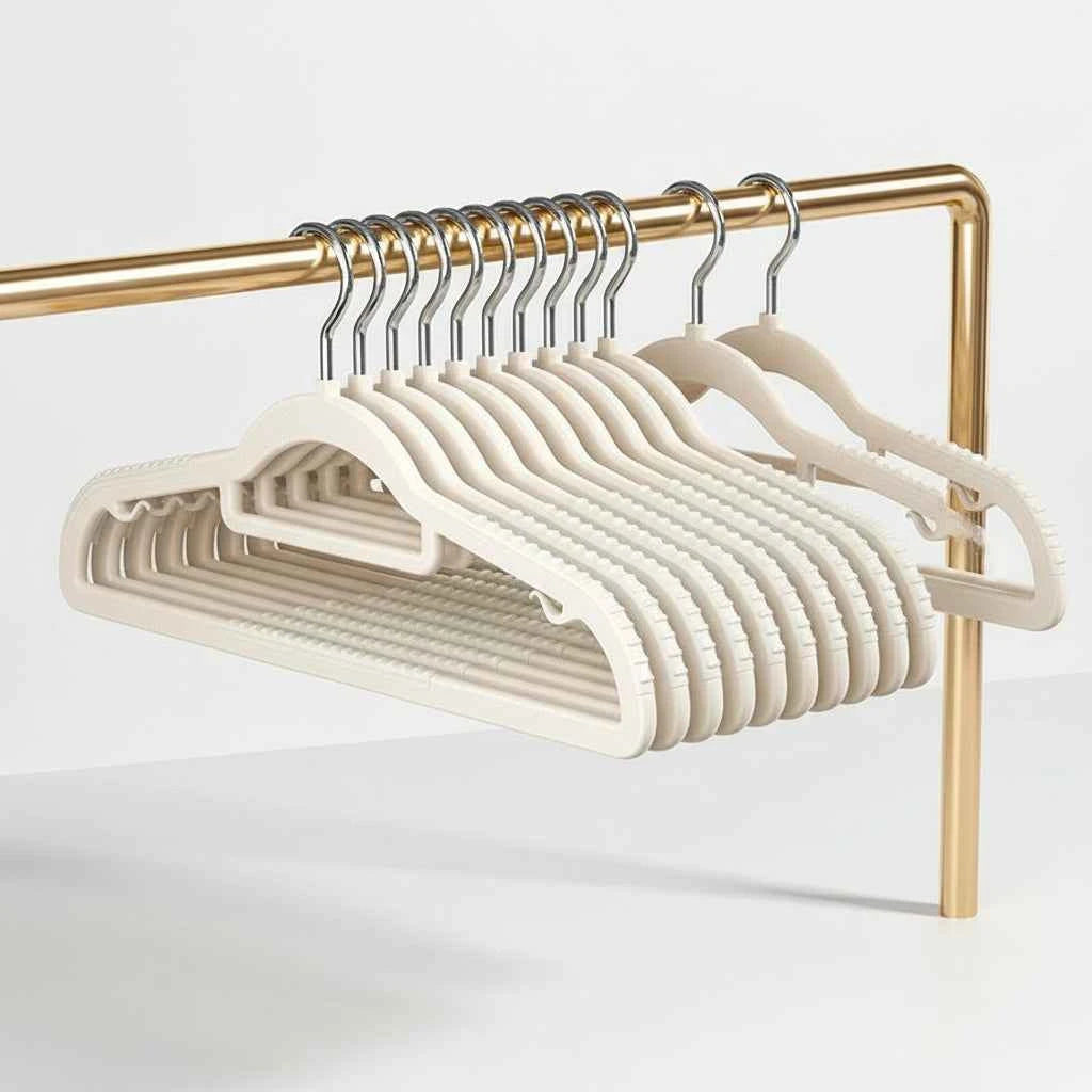 Cintre pour étendoir à linge antidérapant plastique