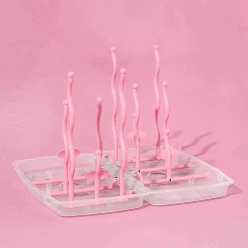 Fil pour étendoir à linge pour biberons pliable