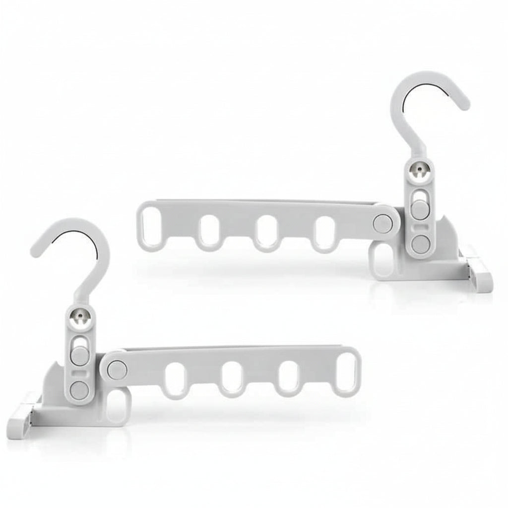 Cintre pour étendoir à linge pliable 5 trous
