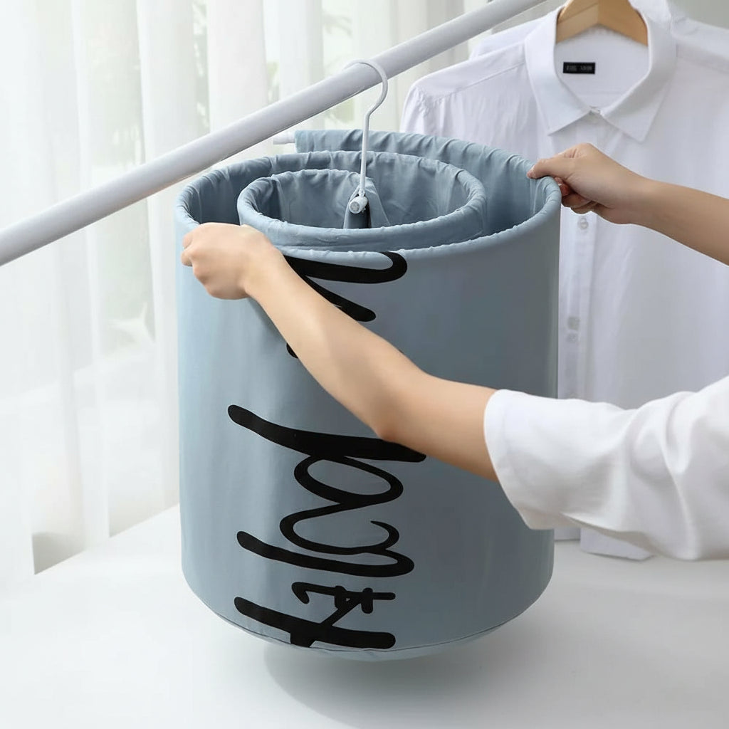 Cintre pour étendoir à linge spirale pour draps