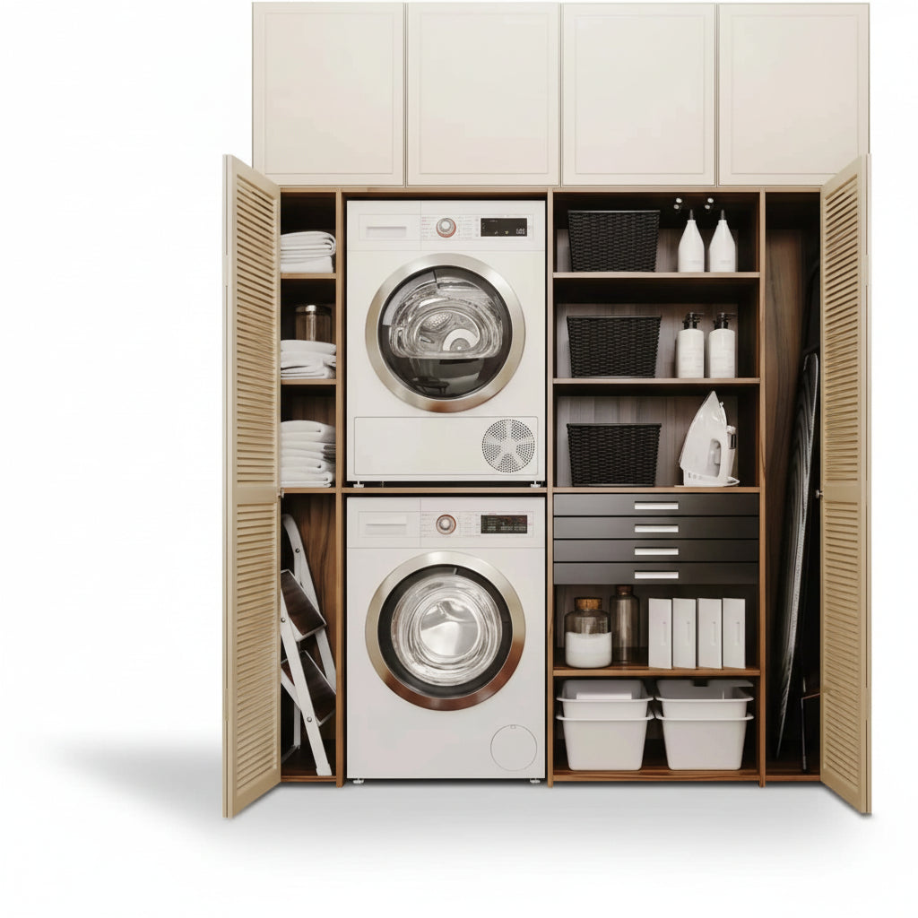 Étendoir à linge mural rabattable en aluminium