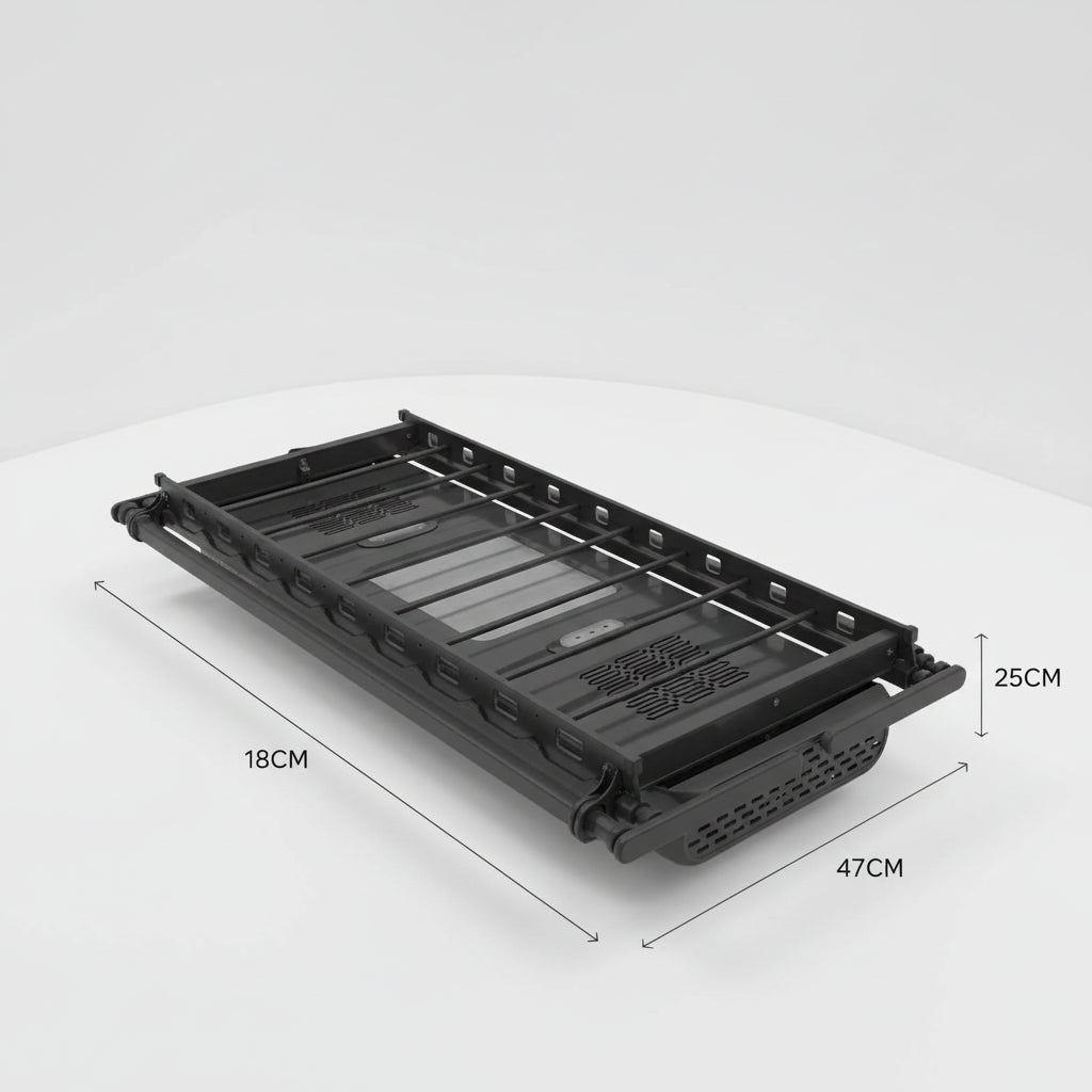 Étendoir à linge plafond électrique avec télécommande