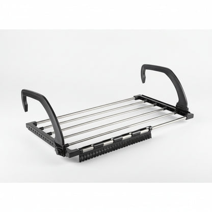 Étendoir à linge pour balcon pliable inox