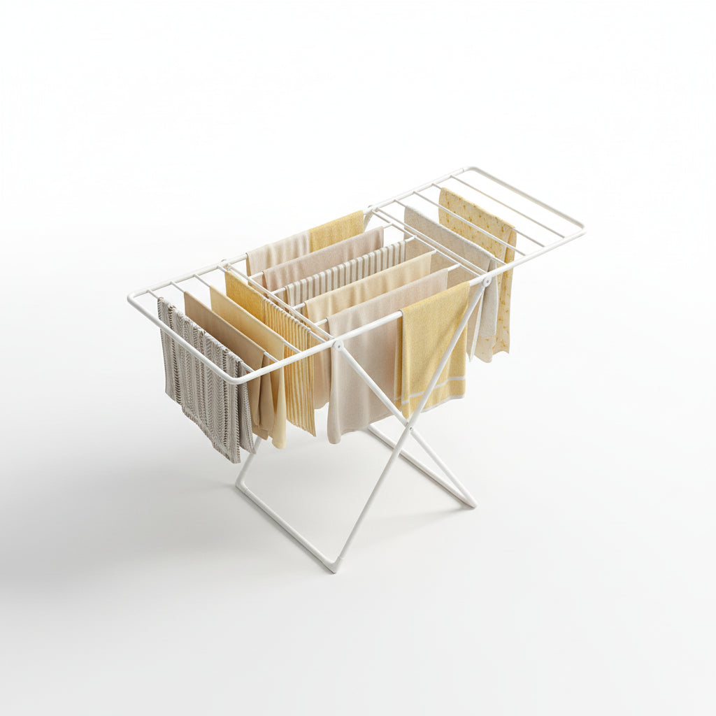 Étendoir à linge pliable gain de place intérieur
