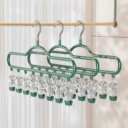 Cintre pour étendoir à linge avec pinces multiples