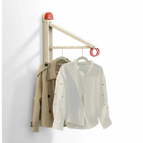 Étendoir à linge mural ventouse pliable