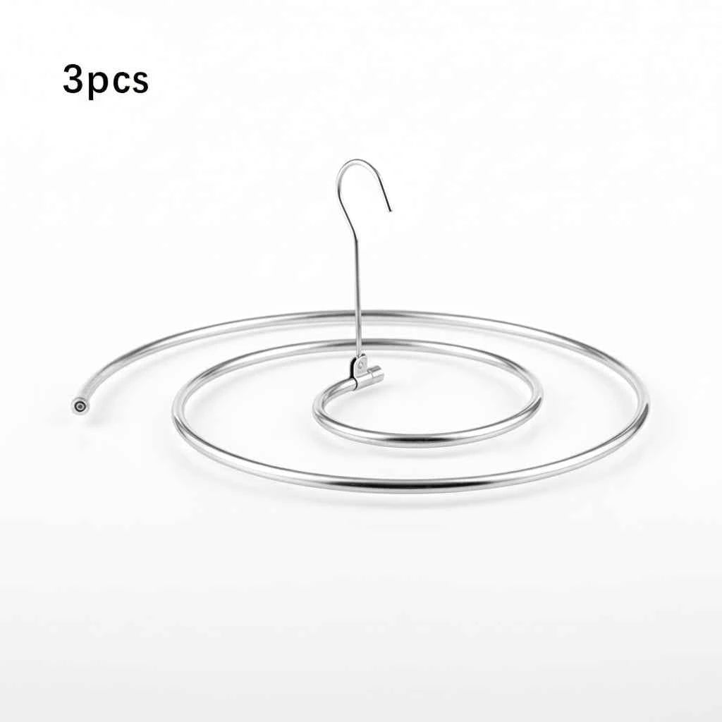 Étendoir à linge tour spirale inox pliable