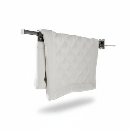 Étendoir à linge mural rétractable en aluminium pliable