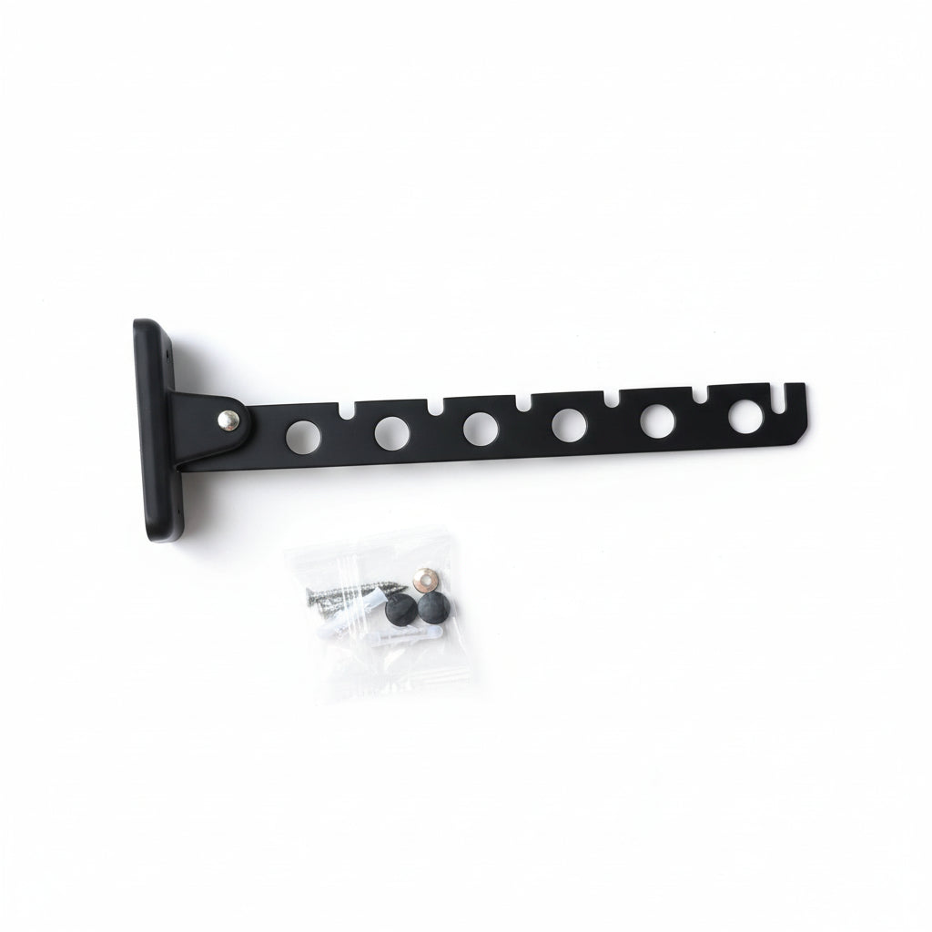 Étendoir à linge mural rétractable en aluminium pliable