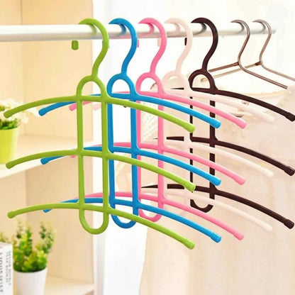 Cintre pour étendoir à linge trois niveaux gain de place