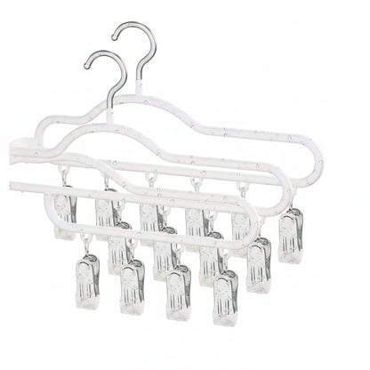 Cintre pour étendoir à linge avec pinces multiples