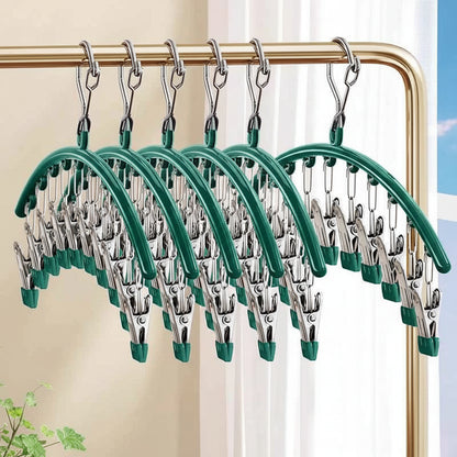 Petit étendoir à linge inox à pinces