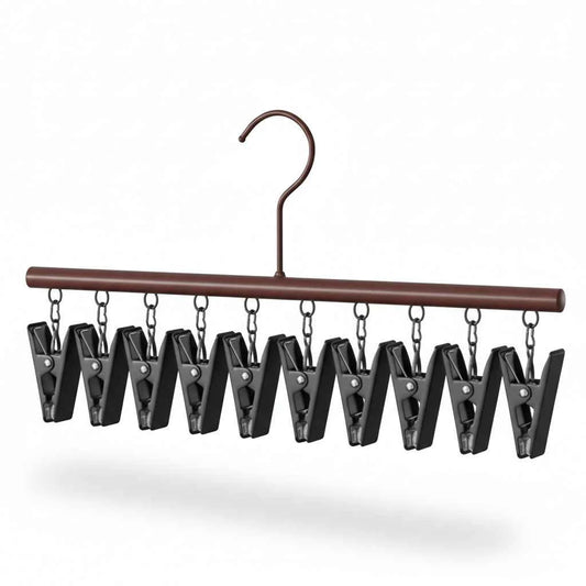 Cintre pour étendoir à linge inox 10 pinces