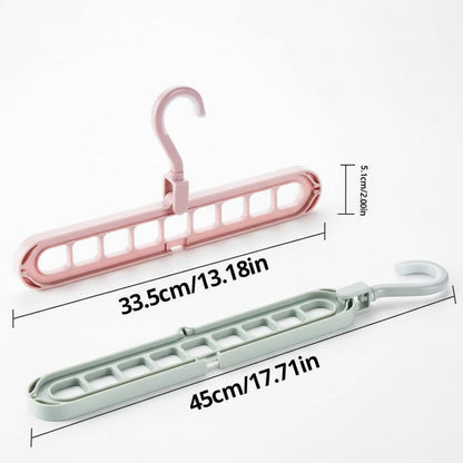 Cintre pour étendoir à linge 9 trous rotatif
