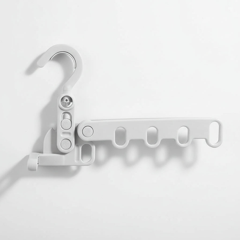 Cintre pour étendoir à linge pliable 5 trous